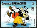 Grenadines 1988 Walt Disney 2 ¢ Multicolor Scott 940